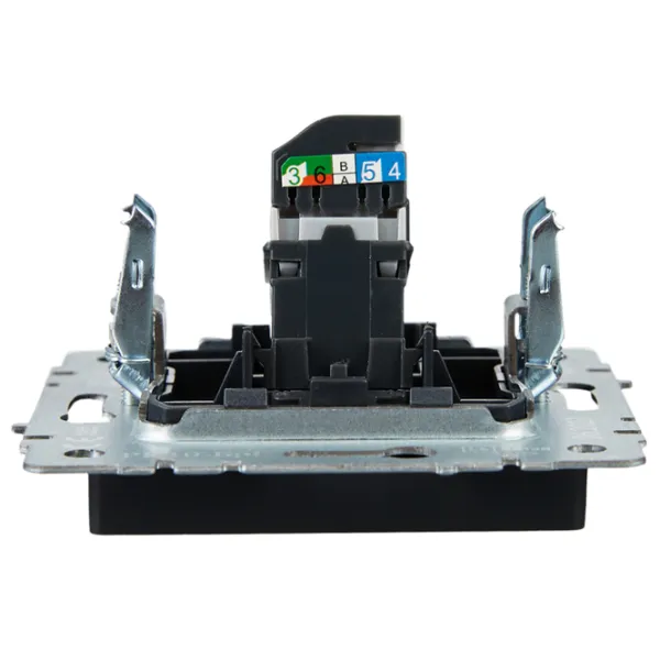 Розетка IEK BR-K10-1-K53 230 В/ RJ45/ Графитовый photo 6 Розетка IEK BR-K10-1-K53 230 В/ RJ45/ Графитовый photo 6
