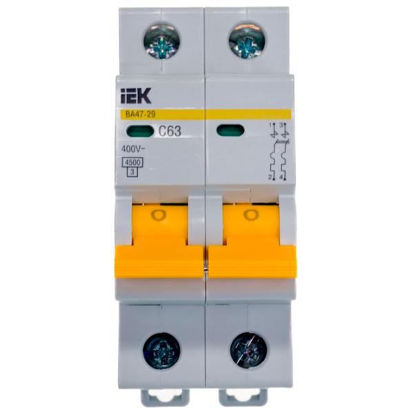 Автоматический выключатель IEK MVA20-2-063-C Модульная/ 63 A photo 1 Автоматический выключатель IEK MVA20-2-063-C Модульная/ 63 A photo 1