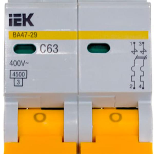 Автоматический выключатель IEK MVA20-2-063-C Модульная/ 63 A photo 5 Автоматический выключатель IEK MVA20-2-063-C Модульная/ 63 A photo 5