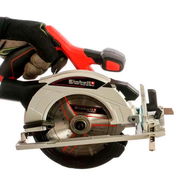 Дисковая пила Einhell TE-CS 18/ 165Li SOLO 165 мм/ Серый photo 5