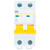 Автоматический выключатель IEK MVA20-2-016-C Модульная/ 16 A