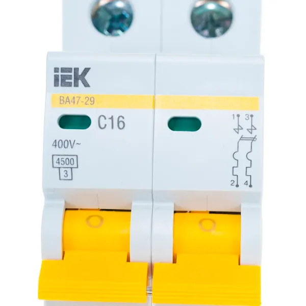 Автоматический выключатель IEK MVA20-2-016-C Модульная/ 16 A photo 5 Автоматический выключатель IEK MVA20-2-016-C Модульная/ 16 A photo 5