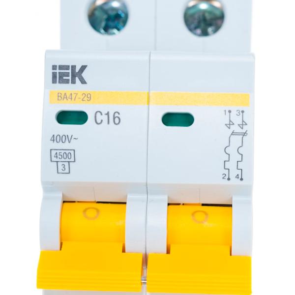 Автоматический выключатель IEK MVA20-2-016-C Модульная/ 16 A photo 5 Автоматический выключатель IEK MVA20-2-016-C Модульная/ 16 A photo 5