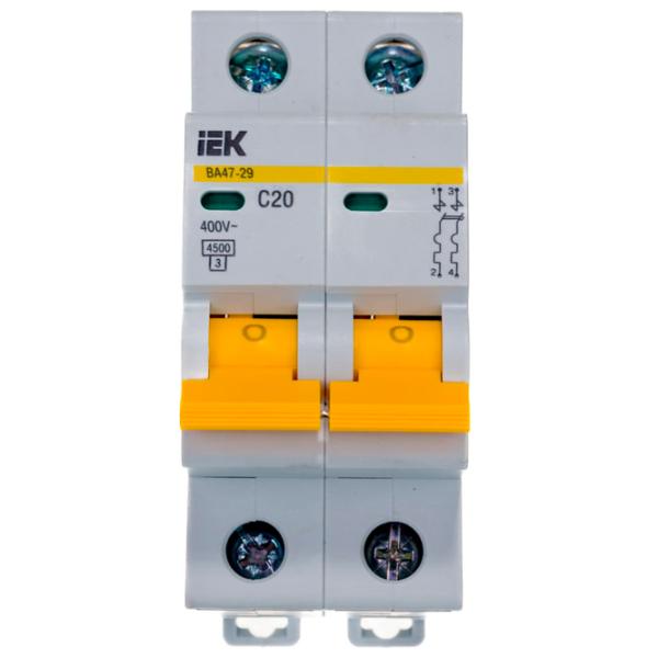Întrerupător automat IEK MVA20-2-020-C Modulară/ 20 A photo 3 Întrerupător automat IEK MVA20-2-020-C Modulară/ 20 A photo 3