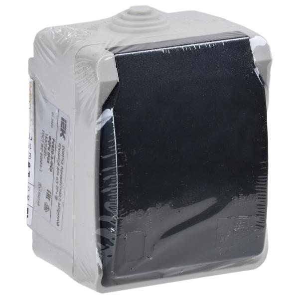Priză IEK ERS12-K03-16-54-DC 250 V/ Type-F/ Gray photo 4 Priză IEK ERS12-K03-16-54-DC 250 V/ Type-F/ Gray photo 4