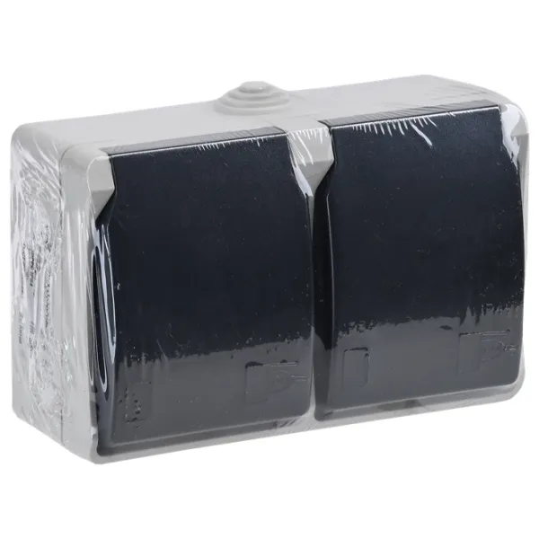 Priză IEK ERS22-K03-16-54-DC 250 V/ Type-F/ Gray photo 5 Priză IEK ERS22-K03-16-54-DC 250 V/ Type-F/ Gray photo 5