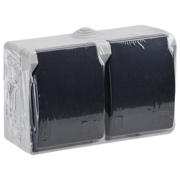 Priză IEK ERS22-K03-16-54-DC 250 V/ Type-F/ Gray photo 5 Priză IEK ERS22-K03-16-54-DC 250 V/ Type-F/ Gray photo 5