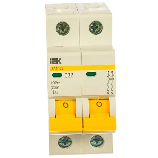Întrerupător automat IEK MVA20-2-032-C Modulară/ 32 A photo 1