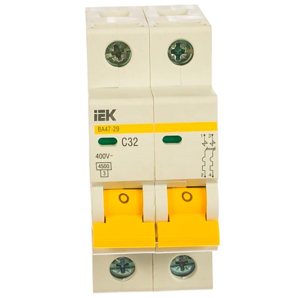 Întrerupător automat IEK MVA20-2-032-C Modulară/ 32 A photo 1