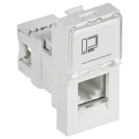 Priză UTP IEK CKK-40D-RI1-K01 RJ-45 UTP/ White