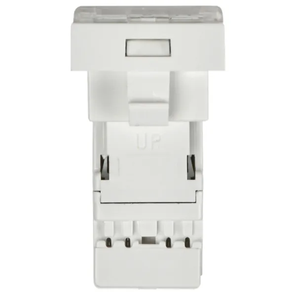 Приза UTP IEK CKK-40D-RI1-K01 RJ-45 UTP/ White photo 4 Приза UTP IEK CKK-40D-RI1-K01 RJ-45 UTP/ White photo 4
