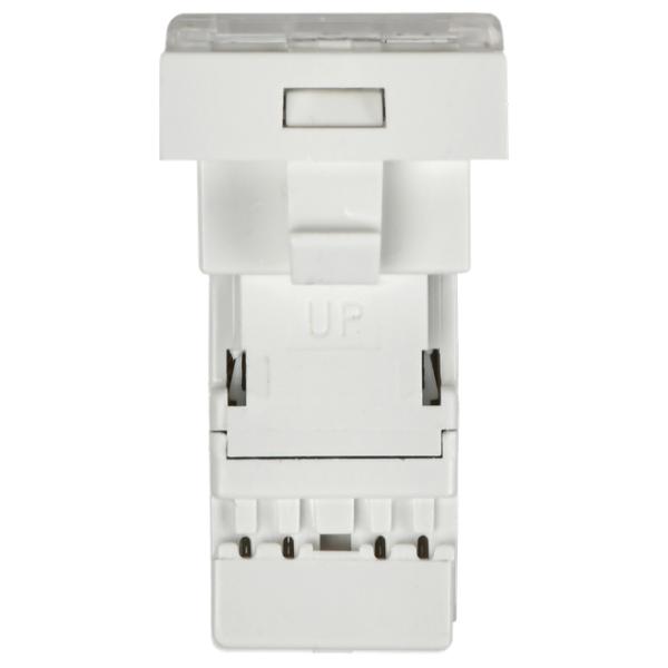 Приза UTP IEK CKK-40D-RI1-K01 RJ-45 UTP/ White photo 4 Приза UTP IEK CKK-40D-RI1-K01 RJ-45 UTP/ White photo 4