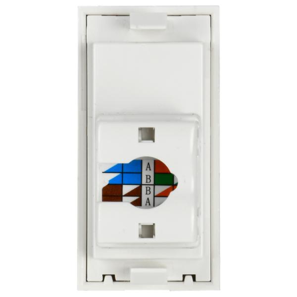 Приза UTP IEK CKK-40D-RI1-K01 RJ-45 UTP/ White photo 5 Приза UTP IEK CKK-40D-RI1-K01 RJ-45 UTP/ White photo 5