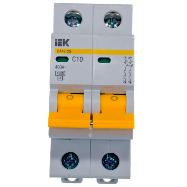 Автоматический выключатель IEK MVA20-2-010-C Модульная/ 10 A photo 1 Автоматический выключатель IEK MVA20-2-010-C Модульная/ 10 A photo 1