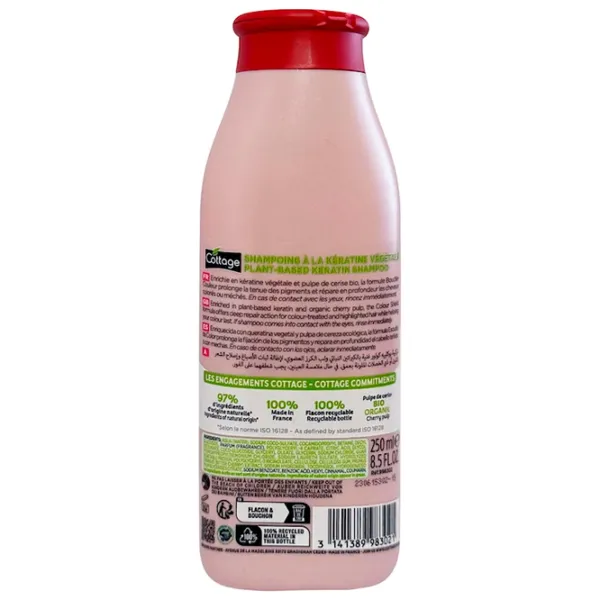 Șampon Cottage Color shield cherry keratin 250 ml photo 2 Șampon Cottage Color shield cherry keratin 250 ml photo 2