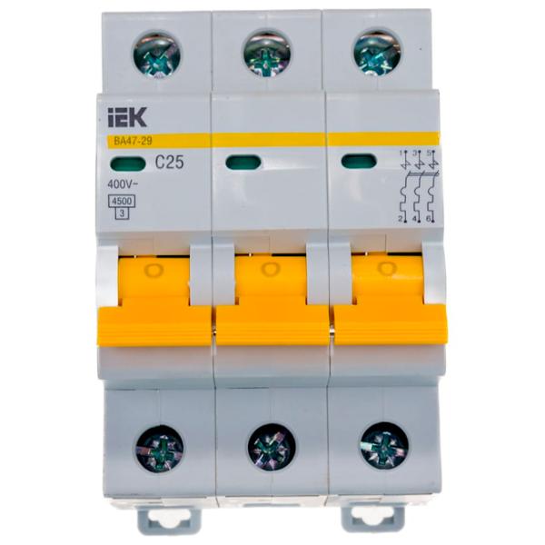 Автоматический выключатель IEK MVA20-3-025-C Модульная/ 25 A photo 1