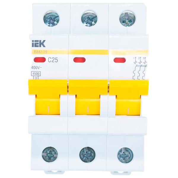 Автоматический выключатель IEK MVA20-3-025-C Модульная/ 25 A photo 2