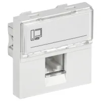 Priză UTP IEK CKK-40D-RI2-K01 RJ-45 UTP/ White
