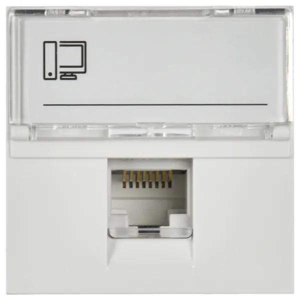 Priză UTP IEK CKK-40D-RI2-K01 RJ-45 UTP/ White photo 2