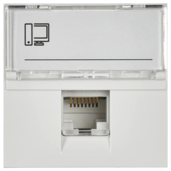 Priză UTP IEK CKK-40D-RI2-K01 RJ-45 UTP/ White photo 2