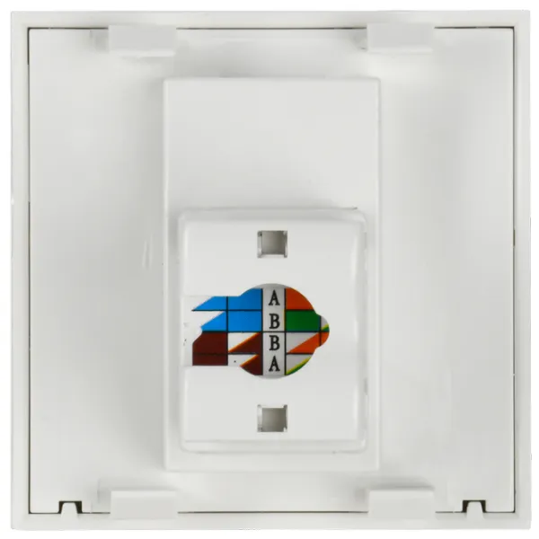 Priză UTP IEK CKK-40D-RI2-K01 RJ-45 UTP/ White photo 4