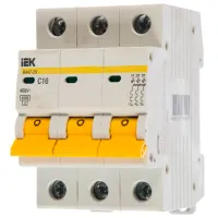 Автоматический выключатель IEK MVA20-3-016-C Модульная/ 16 A
