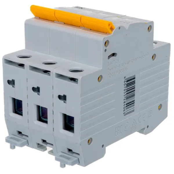 Автоматический выключатель IEK MVA20-3-020-C Модульная/ 20 A photo 3