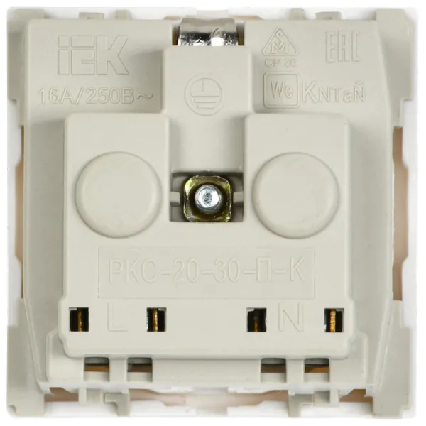 Priză IEK CKK-40D-RSZB2-K01-K 250 V/ Type-F/ White photo 5 Priză IEK CKK-40D-RSZB2-K01-K 250 V/ Type-F/ White photo 5