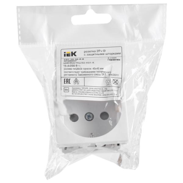 Priză IEK CKK-40D-RSZB2-K01-K 250 V/ Type-F/ White photo 6 Priză IEK CKK-40D-RSZB2-K01-K 250 V/ Type-F/ White photo 6