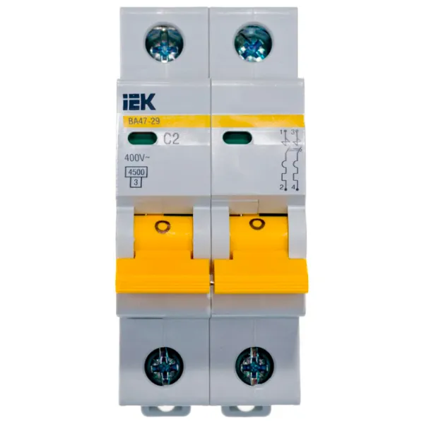 Întrerupător automat IEK MVA20-2-002-C Modulară/ 2 A photo 1 Întrerupător automat IEK MVA20-2-002-C Modulară/ 2 A photo 1