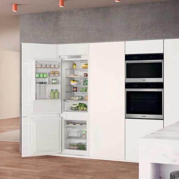 Frigider Whirlpool WHC18 T311 cu congelator jos 250 l / 177 cm / White photo 6