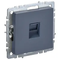 Priză IEK BR-K10-1-K35 RJ45/ Graphite