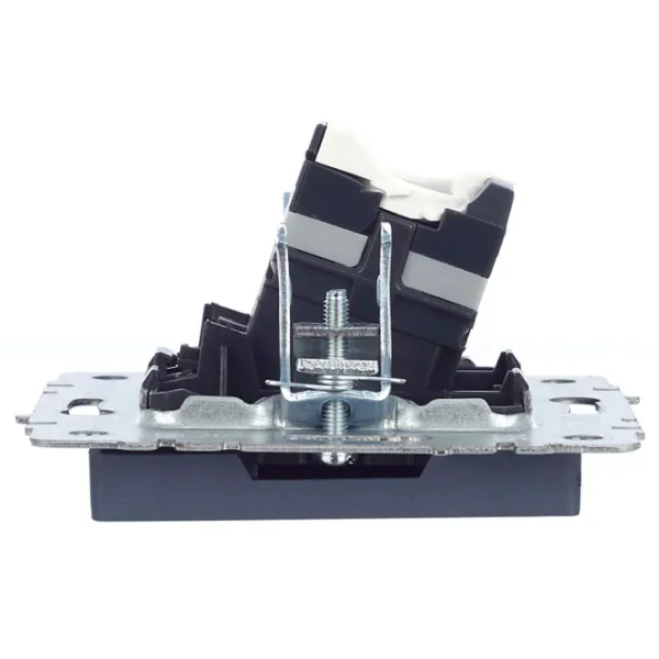 Priză IEK BR-K10-1-K35 RJ45/ Graphite photo 2 Priză IEK BR-K10-1-K35 RJ45/ Graphite photo 2