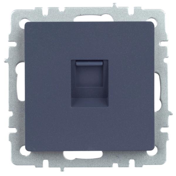 Priză IEK BR-K10-1-K35 RJ45/ Graphite photo 6 Priză IEK BR-K10-1-K35 RJ45/ Graphite photo 6