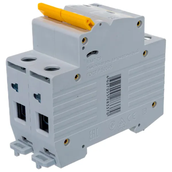 Автоматический выключатель IEK MVA20-2-004-C Модульная/ 6 A photo 3