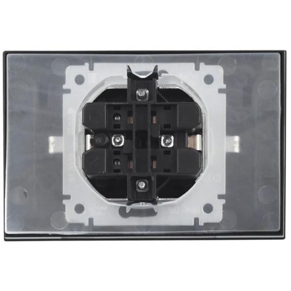 Priză IEK BR-R26-16-44-K53-F 230 V/ Type-F/ Graphite photo 3 Priză IEK BR-R26-16-44-K53-F 230 V/ Type-F/ Graphite photo 3