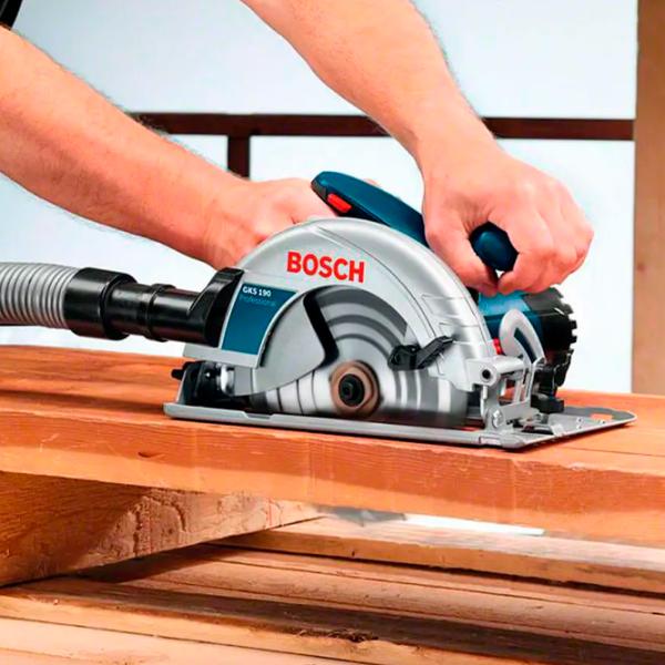 Дисковая пила Bosch GKS 190 190 мм/ Blue photo 14