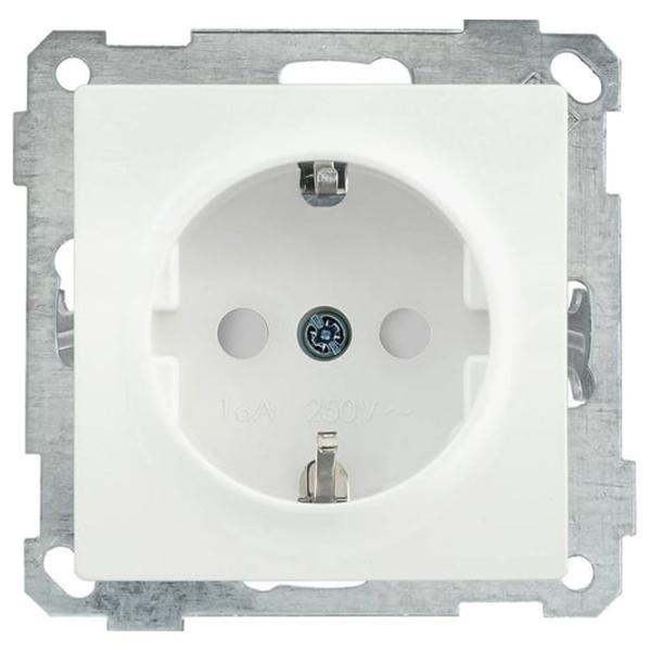 Priză IEK ERB14-K01-16 250 V/ Type-F/ White photo 1 Priză IEK ERB14-K01-16 250 V/ Type-F/ White photo 1