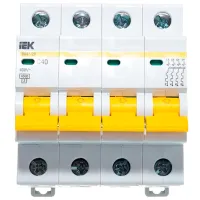 Автоматический выключатель IEK MVA20-4-040-C Модульная/ 40 A