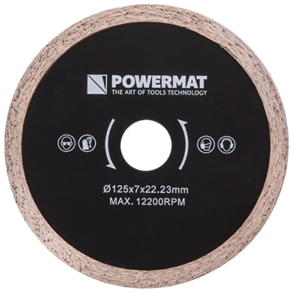 Дисковая пила Powermat PM-PDG-1400M 125 мм/ Оранжевый photo 5