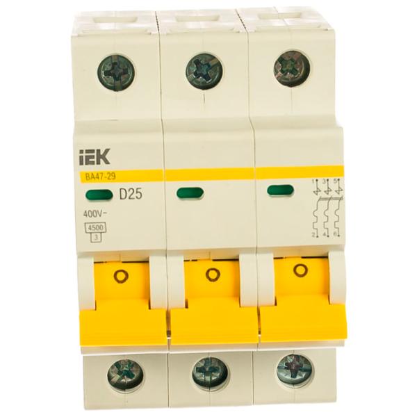 Автоматический выключатель IEK MVA20-3-025-D Модульная/ 25 A photo 1 Автоматический выключатель IEK MVA20-3-025-D Модульная/ 25 A photo 1
