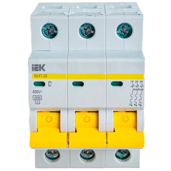 Автоматический выключатель IEK MVA20-3-040-D Модульная/ 40 A photo 1