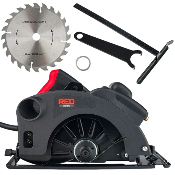 Дисковая пила Red Technic RTRPT0006 185 мм/ Black photo 4