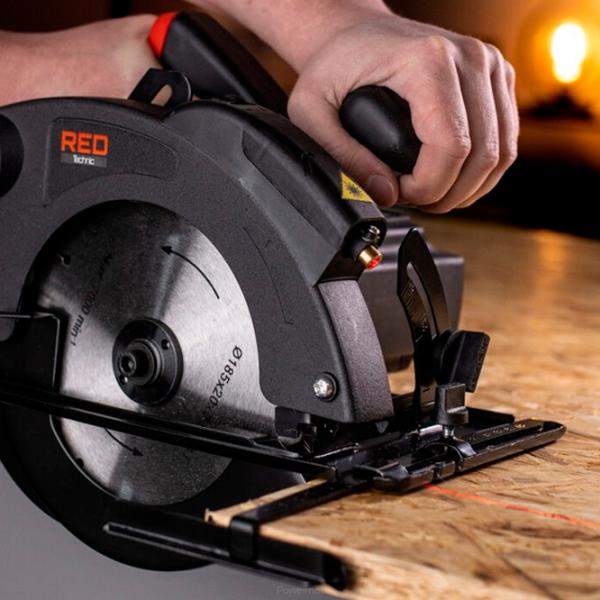 Дисковая пила Red Technic RTRPT0006 185 мм/ Black photo 5
