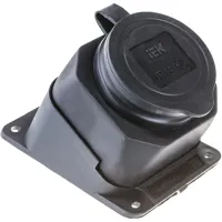 Priză IEK PKR22-016-2-K02 250 V/ Type-F/ Black