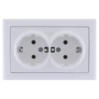 Priză IEK ERB21-K01-16 250 V/ Type-F/ White