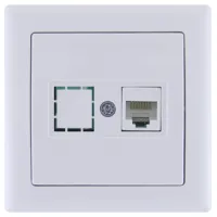 Priză IEK EKB10-K01-01 RJ45/ White