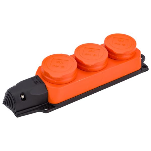 Priză mobilă IEK PKR61-016-2-K09 220 V/ Type-F/ Orange photo 2 Priză mobilă IEK PKR61-016-2-K09 220 V/ Type-F/ Orange photo 2