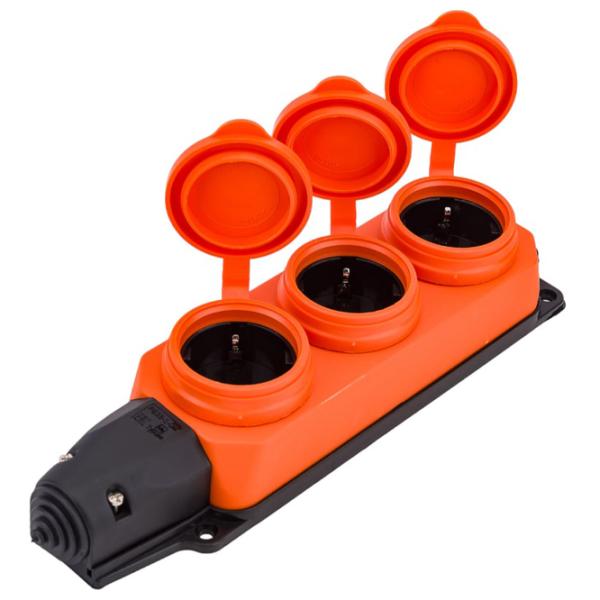 Priză mobilă IEK PKR61-016-2-K09 220 V/ Type-F/ Orange photo 3 Priză mobilă IEK PKR61-016-2-K09 220 V/ Type-F/ Orange photo 3