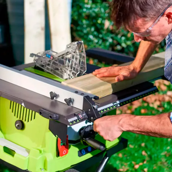 Дисковая пила Ryobi RTS1800-G 254 мм/ Green photo 6
